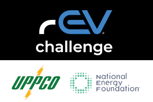 rEV Challenge, UPPCO and NEF logos